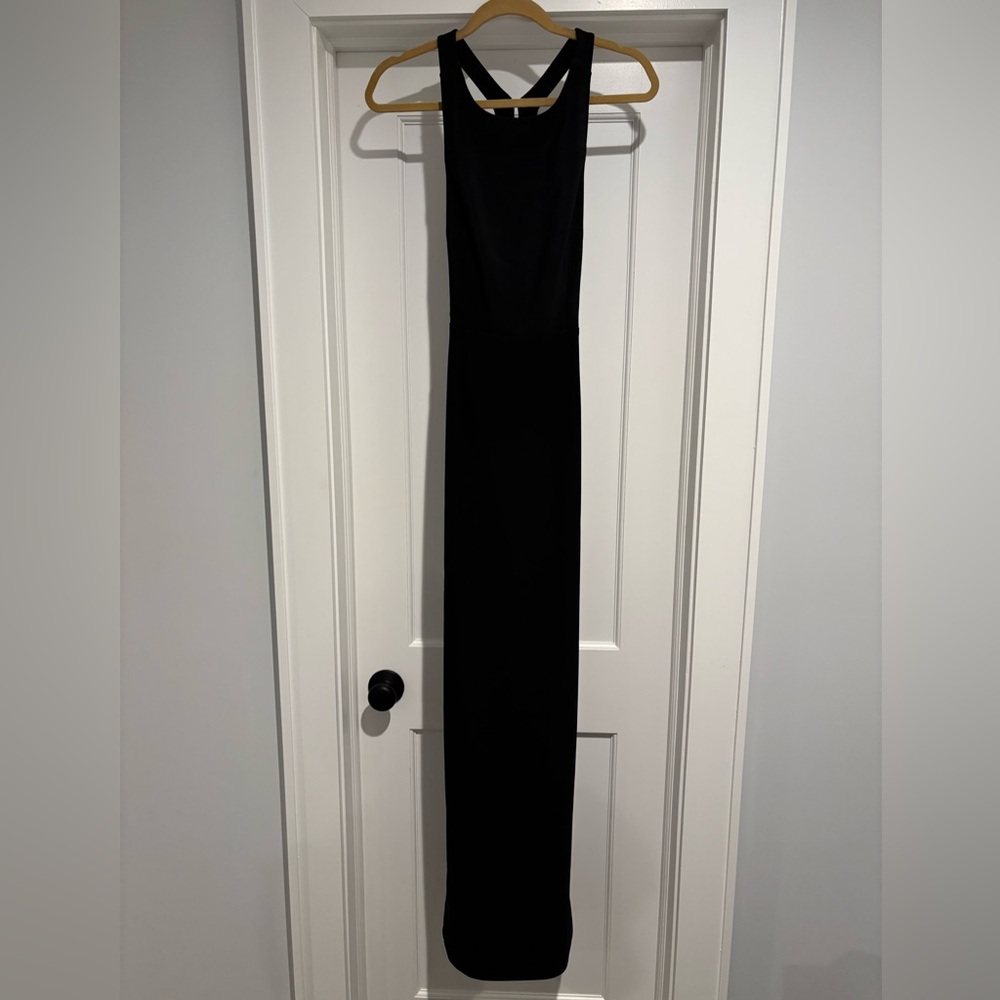 Elegant Black Sleeveless Maxi Dress